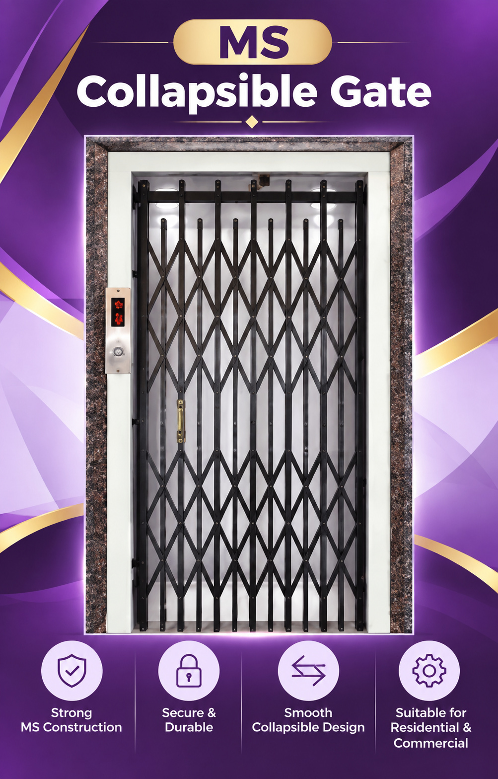 MS Collapsible Gate